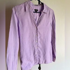 🚨Last Chance!🚨Talbots 100% Irish Linen button down 10